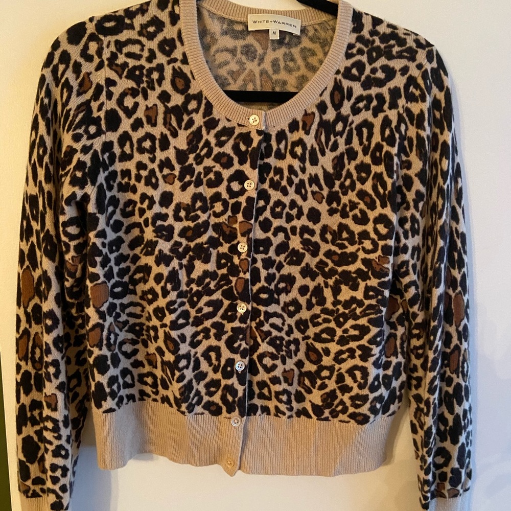 White + Warren cashmere cardigan